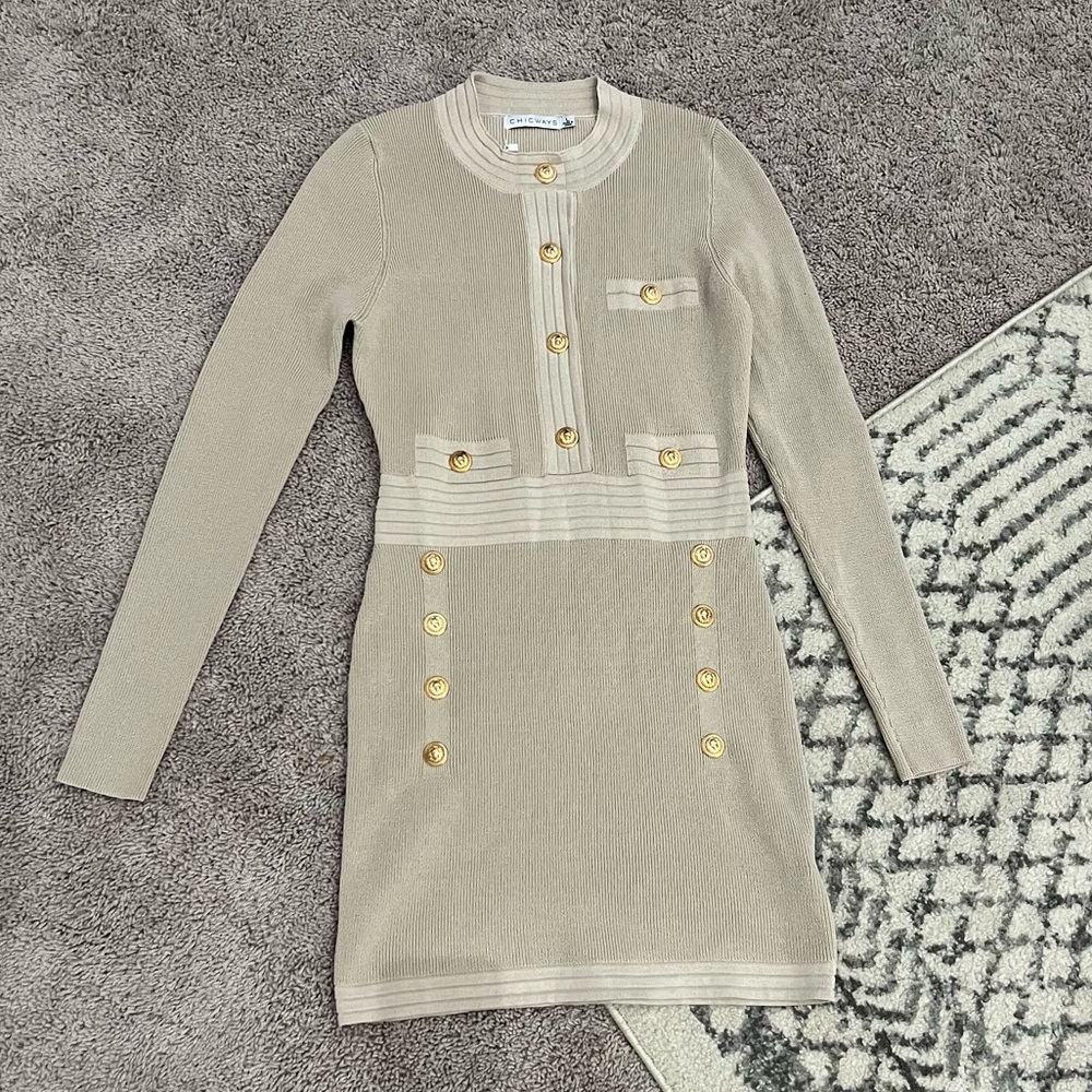 Chantal #5 Dress (Nude)